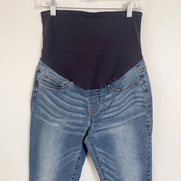 Levi's Maternity Ankle Skinny Over the Belly Jeans size large - Picture 2 of 9